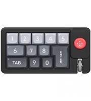 Teclado Mecánico Portátil K810 con Joystick, Cableado USB Tipo-C, Teclas Intercambiables en Caliente, Retroiluminación RGB, Programable para Juegos