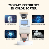 Machine de tri de couleurs en plastique à haute efficacité avec vitesse de tri rapide, éjecteur de tri de couleurs adapté aux usines de transformation du plastique