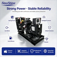 Groupe électrogène diesel silencieux SinoShine 100 kVA, avec capot insonorisé,  de démarrage automatique ATS