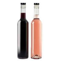 Lebendige Mattglas-Flasche Glasverpackung Nachhaltige Verpackung für Farbige Spirituosen und Gin