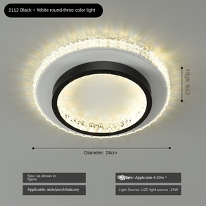 Lámparas de pasillo nórdicas decorativas para interiores minimalistas modernas, lámparas de techo para pasillo, luces de pasillo acrílicas para balcón, lámparas AC - Product Image 6