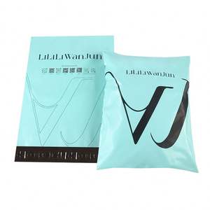 Biodegradable Colorful Mailer Courier Shipping <b>Bag</b> Custom Printed Logo Tear-proof Thickness Green Poly Shipping <b>Bag</b> - Product Image 2