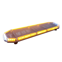 Barre lumineuse de signalisation à profil bas rouge, blanc, bleu, ambre avec éclairage d'allée, fonction SOS arrière - Accessoire de voiture avec 2 ans de garantie