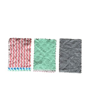 Toalla de microfibra Xin Zhong Hua, absorbente de doble cara para limpieza de suelos, color sólido - Product Image 4