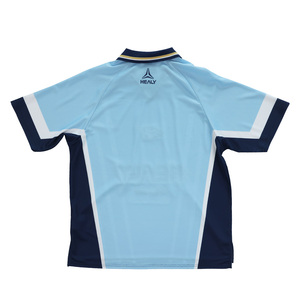 เสื้อเจอร์ซีย์ฟุตบอลย้อนยุคแนววินเทจรักอเมริกันเสื้อโปโลคอวีระบายอากาศได้อย่างรวดเร็วเรียบง่ายลายทางแนวตั้งหรูหรา - Product Image 3