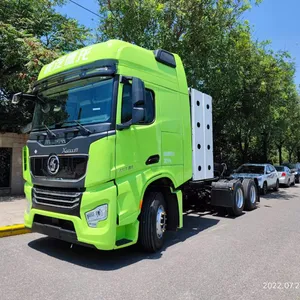 SHACMAN 6*4 380hp 420hp 10 tekerlekler CNG kamyon kafa traktör kamyon