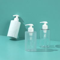 Flacon pompe cosmétique givré de haute qualité 300 ml pour soins personnels, flacon vide pour shampoing et lotion