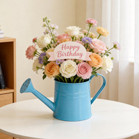 Arrosoir en alliage coloré et durable, capacité 1000 ml ; Vente en gros disponible pour bouquets de fleurs fraîches décoratifs pour fleuristes