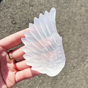 Ali d'Angelo in Selenite <span class=keywords><strong>Bianca</strong></span> Naturale Intagliata, Cristallo Curativo all'Ingrosso - Product Image 5