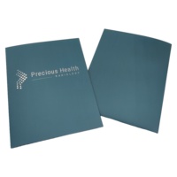 Dossiers de présentation A4 personnalisés en gros, papier glacé avec deux poches, impression Bolla, couleurs et logo personnalisés
