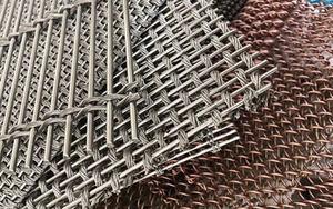 Ventas directas de fábrica de malla de alambre de acero inoxidable para malla de <span class=keywords><strong>metal</strong></span> decorativa hermosa de color dorado - Product Image 5