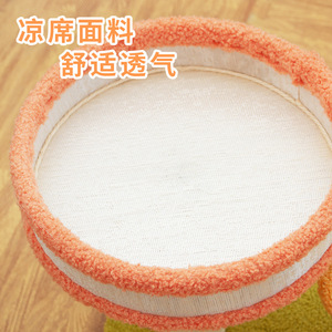 <b>Cat</b> Tree With <b>Scratching</b> <b>Post</b> And Bed 1 Level Sisal Material Durable <b>For</b> <b>Cats</b> - Product Image 4