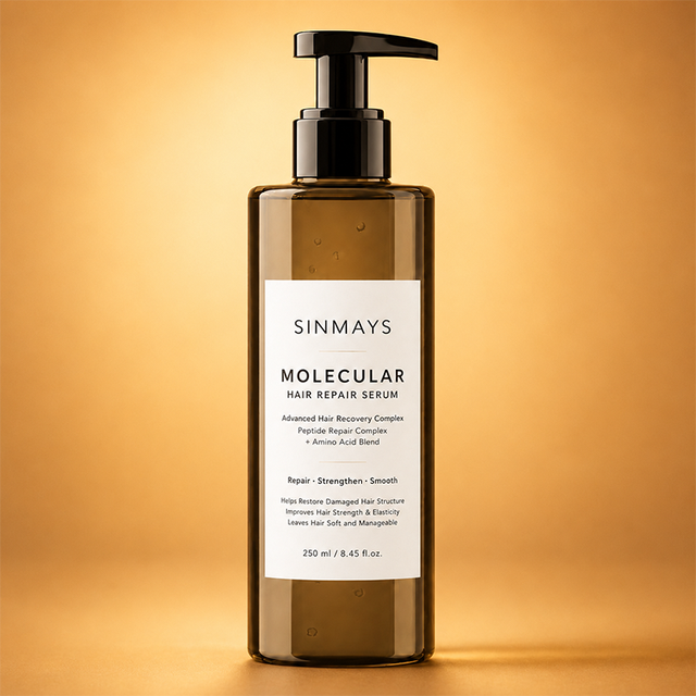 Molecular Hair Repair Serum Peptide Repair Complex Amino Acid Blend Advanced Hair Recovery Treatment Strengthening Serum