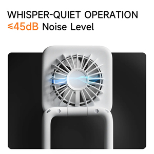 2000mah New Rechargeable Foldable Outdoor Fan Multi-function Magnetic-suction Phone Fan Compress Built-in Battery USB - Product Image 5