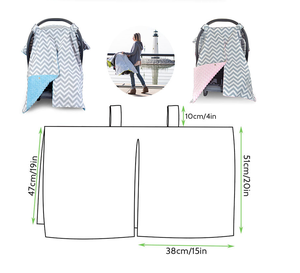 Protector solar para <span class=keywords><strong>asiento</strong></span> de niño, cubierta de algodón a prueba de polvo para <span class=keywords><strong>silla</strong></span> de bebé, amigable con la piel - Product Image 6