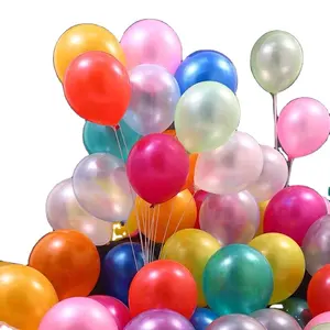 Perlengkapan pesta acara balon balon Helium bahan lateks dekorasi pernikahan untuk acara