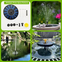 Fontaine solaire OTHC 14S fabriquée en usine à Guangdong, directement de l'usine, OEM/ODM, étanche, pour bain d'oiseaux, bassin de jardin, extérieur