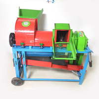 Machine de nettoyage et de décorticage multifonctionnelle pour haricots mungo, soja, sorgho, graines de riz, maïs / Équipement de décorticage et de battage du maïs