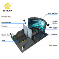 Sistema de Cine Simulador 3D Eplay Naked, Simulador de Vuelo 4K, 10 Asientos, Juego de Montaña Rusa 5D 7D, Equipo de Entretenimiento