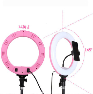Nouveauté 2020 AL-33 Anneau lumineux pour selfie de 13 pouces avec trépied et télécommande <span class=keywords><strong>sans</strong></span> <span class=keywords><strong>fil</strong></span> pour diffusion en direct/maquillage - Product Image 3