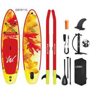 Full Printing Board Sup 320cm 10'6 SUP Stand up Paddle Customized <b>Inflatable</b> Paddleboard Colorful Maple Full Printing <b>Inflatable</b> - Product Image 3