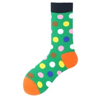 Chaussettes pour hommes et femmes Chaussettes en coton de style européen et américain Chaussettes Hip-hop Skateboard Chaussettes à pois Vente en gros