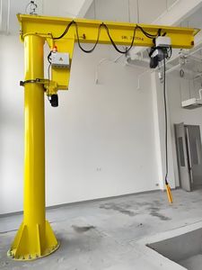 <span class=keywords><strong>Crane</strong></span> <span class=keywords><strong>Cantilever</strong></span> Jib dengan Lengan I Beam Berputar 360 Derajat dan Hoist Listrik - Product Image 4