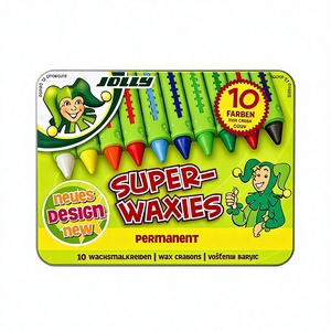 Confezione da 10 Scatole in Latta per <span class=keywords><strong>Pastelli</strong></span> a Cera, Custodia in <span class=keywords><strong>Metallo</strong></span> con Vassoio in Plastica, Coperchio a Cerniera, Materiali Riciclati, Laminazione Lucida, Personalizzabile - Product Image 4
