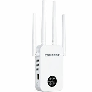 <span class=keywords><strong>COMFAST</strong></span> Longue Portée 1200Mbps Haute Vitesse 2.4GHz 5Ghz WiFi Range Extender Double Bande WiFi Routeur Répéteur CF-WR762AC - Product Image 1
