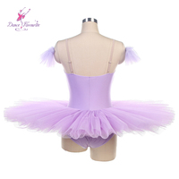 7 couches de Raide Tulle Crêpes Tutu Ballet Costume de Danse Répétition de Danse de Ballet Tutus Filles Ballerine Robe BLL003