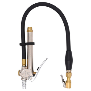 Pistolet de gonflage numérique multifonctionnel pour pneus 120 PSI, en métal, caoutchouc et ABS, outil de mesure de la pression des pneus de voiture - Product Image 2