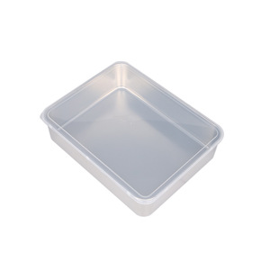 Huiyue 304 Stainless Steel Square Pan With Lid Rectangular Food Grade Thickened Deep Plate Easy Clean Dishwasher Safe - Product Image 2