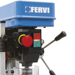Taladro de Banco con Transmisión por Correa Fervi 0011, Máquina de Perforación Industrial para Metal - Product Image 1