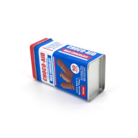 Boîte en fer blanc rectangulaire de qualité alimentaire, portable, avec couvercle à charnière, pour barres chocolatées, conteneur personnalisable avec logo, en matériaux recyclés, pour bonbons et gâteaux