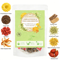Kräutertee-Pyramidenbeutel, Chrysantheme & Cassia für Augenpflege & Kühlung, Verdauungserleichterung, Großhandel OEM, Direkt ab Werk