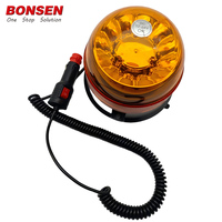 Magnetische Halterung 12-24V LED-Rundumleuchte ECE R65 Klasse 1 UKCA-Zertifiziert Bernsteinfarbene Notfall-Blitzleuchte mit Kabel für LKW