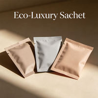 Petit sachet de thé en papier kraft à trois soudures latérales, matériau écologique, boîte biodégradable et recyclable pour aliments