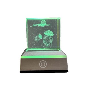 Cube lumineux ciel étoilé, semi-fait main, <span class=keywords><strong>veilleuse</strong></span> tactile, décoration de chambre, animal marin, cadeau d'anniversaire - Product Image 5