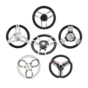 Volante de barco de acero inoxidable 316 de alta calidad, espuma de PU con 6 ruedas, venta al por mayor - Product Image 1