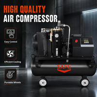 Compresseurs d'air industriels portables noirs de haute qualité pour l'utilisation en usine, atelier et production pneumatique (vente en gros)