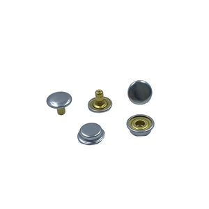 Biểu Tượng Tùy Chỉnh 15Mm Kim Loại Báo Chí Stud Nút Trang Trí Odm Bạc Kẽm Hợp Kim 4 Phần <span class=keywords><strong>Snap</strong></span> Nút - Product Image 3