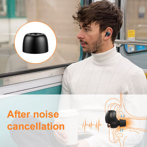 4 paires d'embouts d'écouteurs en mousse à mémoire de forme de remplacement embouts d'oreille en mousse antibruit pour <span class=keywords><strong>WF</strong></span>-<span class=keywords><strong>1000XM4</strong></span> <span class=keywords><strong>Sony</strong></span> - Product Image 3