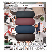 Étui à lunettes rectangulaire étanche et anti-pression, style thaïlandais, le plus vendu, tendance et personnalisé