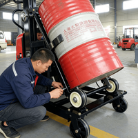 Nouveau transpalette électrique Afuko FN pour empilage de fûts d'huile, capacité 300 kg, pour entrepôt, sortie d'usine, certifié CE