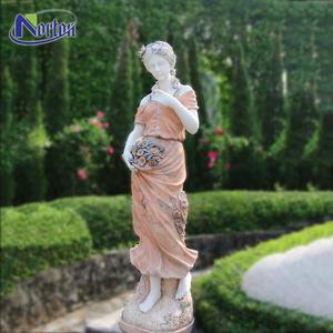 2019 la más nueva estatua de sirena de mármol blanco puro hermosa escultura de jardín al aire libre tallada a mano desnuda de tamaño real USO DE <span class=keywords><strong>Villa</strong></span> interior - Product Image 2