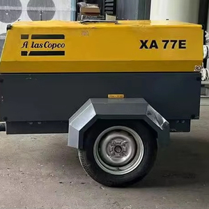 <span class=keywords><strong>Compresor</strong></span> <span class=keywords><strong>de</strong></span> <span class=keywords><strong>aire</strong></span> <span class=keywords><strong>de</strong></span> tornillo eléctrico Atlas Copco XA77E usado, portátil, a <span class=keywords><strong>precio</strong></span> competitivo, para maquinaria industrial - Product Image 1