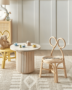 Silla de ratán para niños hecha a mano, asiento de bebé tejido natural ecológico, muebles ligeros y duraderos - Product Image 2