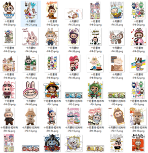 Phim Hoạt Hình Laboo Cho DTF Chuyển Màn Hình In Ấn Nhãn Vật Liệu Vật Nuôi Cho Nhiệt Chuyển In Ấn Trên Hàng May Mặc Như T-Shirts Và Túi Xách - Product Image 4