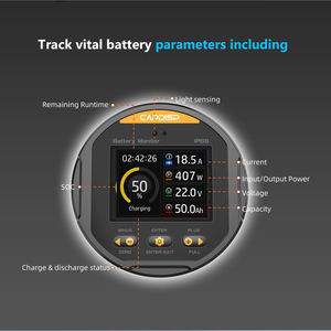 TR24 500A 배터리 모니터 용량 테스터기 배터리 잔량 표시기 배터리 전압 측정기 - Product Image 2