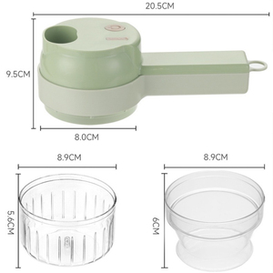 4In1 Electric Vegetable Cutter Set Handheld Wireless Electric Garlic Masher Food Chopper <b>Meat</b> <b>Grinder</b> Machine Food Peel Slice - Product Image 6